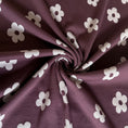 Bild in Galerie-Betrachter laden, Baumwoll Rib Jersey - Blumen auf Mauve
