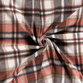Bild in Galerie-Betrachter laden, Jacquard Stoff Karo - Rost
