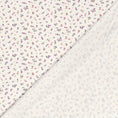Bild in Galerie-Betrachter laden, Jersey - kleine Blümchen auf Wollweiß