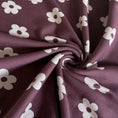 Bild in Galerie-Betrachter laden, Baumwoll Rib Jersey - Blumen auf Mauve