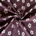 Bild in Galerie-Betrachter laden, Baumwoll Rib Jersey - Blumen auf Mauve