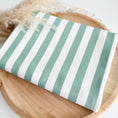 Bild in Galerie-Betrachter laden, Bio French Terry - Streifen Green/offwhite