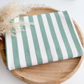 Bild in Galerie-Betrachter laden, Bio French Terry - Streifen Green/offwhite