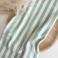 Bild in Galerie-Betrachter laden, Bio French Terry - Streifen Green/offwhite