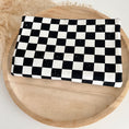 Bild in Galerie-Betrachter laden, Bio French Terry - Checkerboard Schwarz Klein