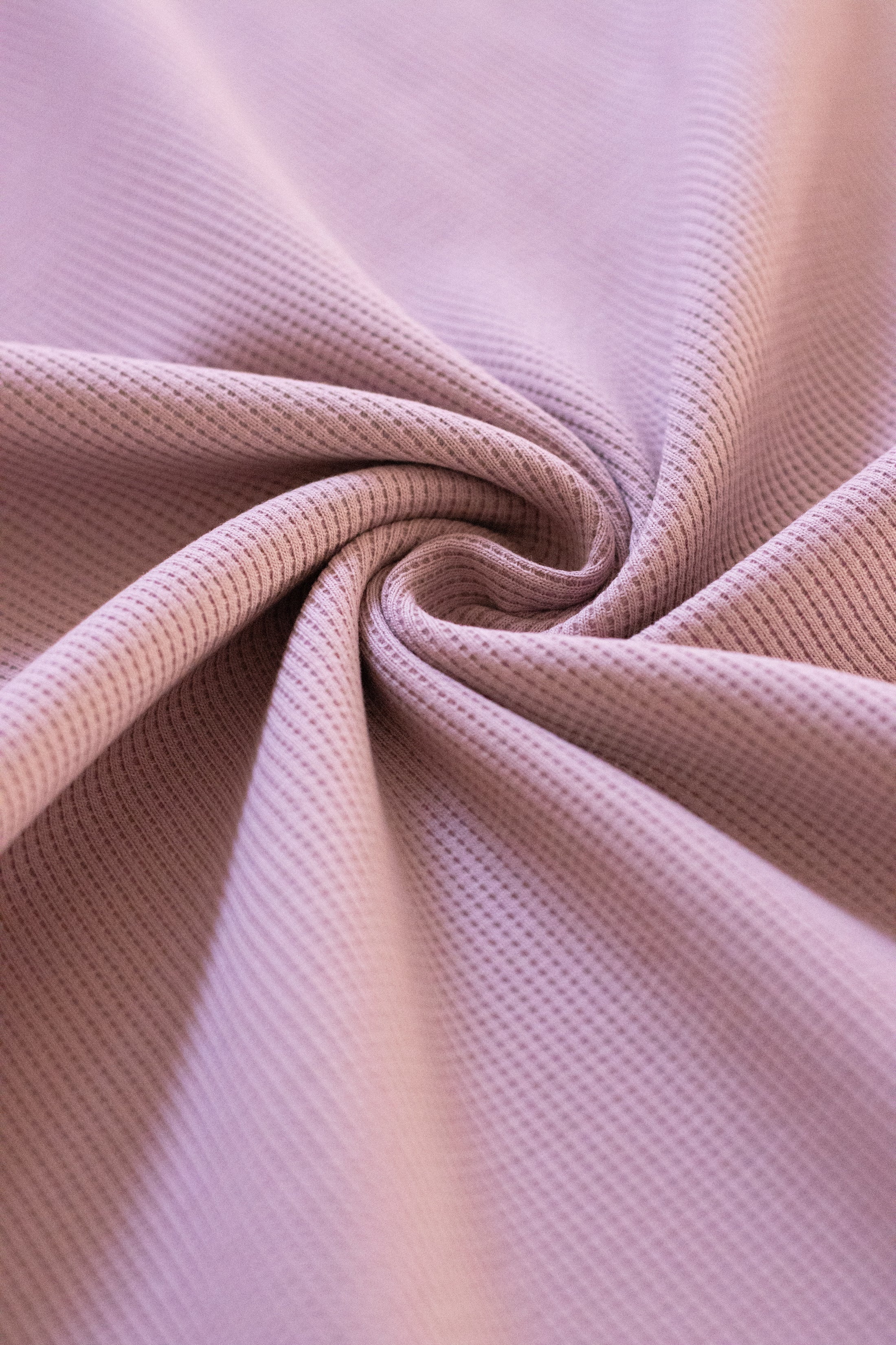 Waffelstrick Jersey - Altrosa