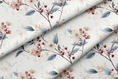 Bild in Galerie-Betrachter laden, Bio French Terry - Blumen blau