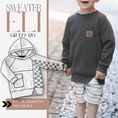 Bild in Galerie-Betrachter laden, Sweater Eli Gr. 122 - 170 inkl. Beamer Datei