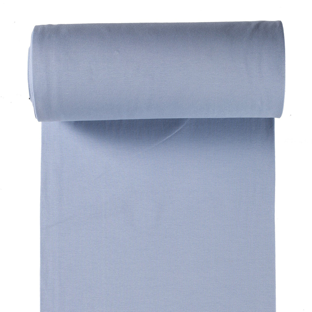 Bündchen Stoff| Rauchblau