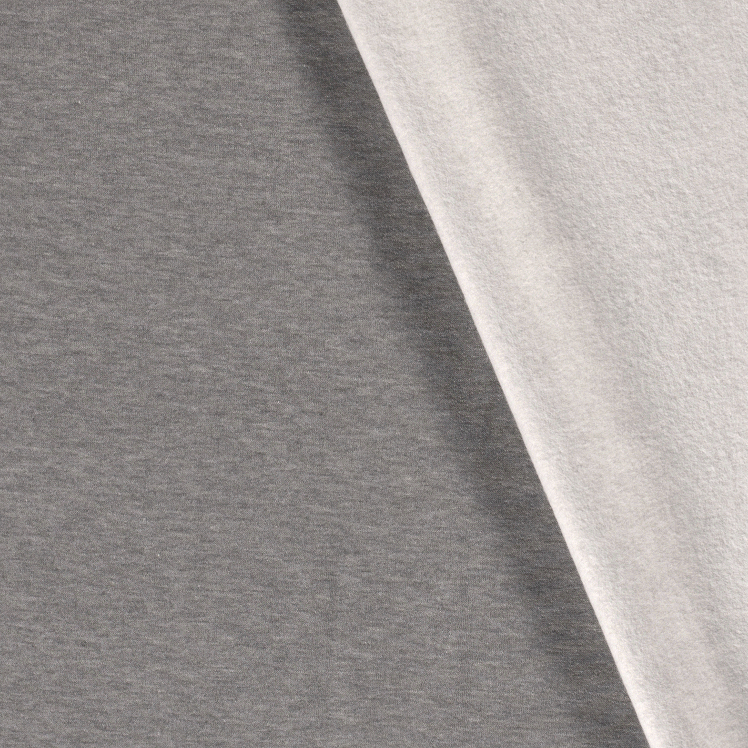 Wintersweat | Grau meliert | Kuschelsweat