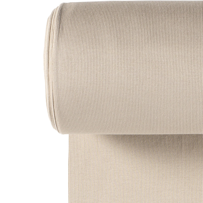 Rippbündchen Beige