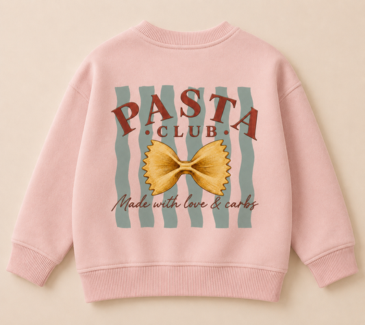 Bügelbild - Pasta Club Streifen