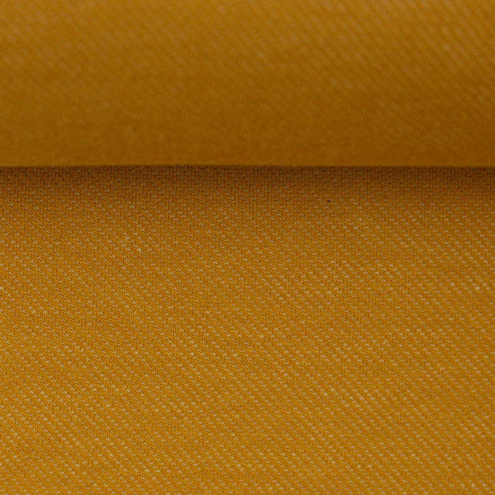 Jersey Denim-Optik Senf