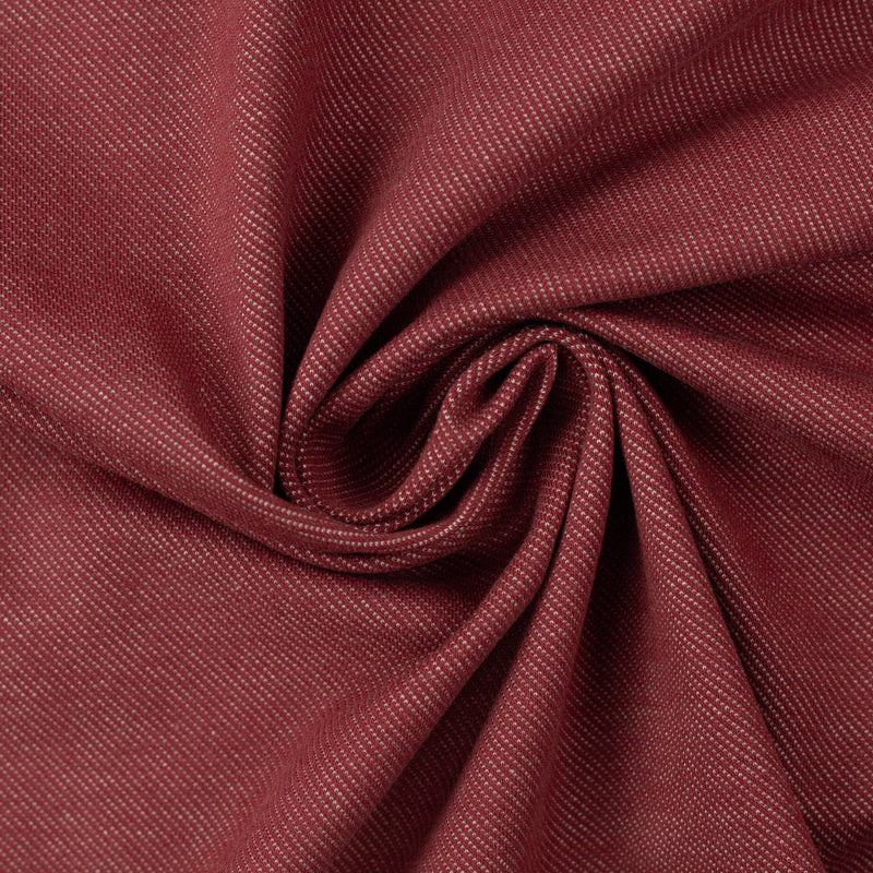 Jersey Denim-Optik Weinrot