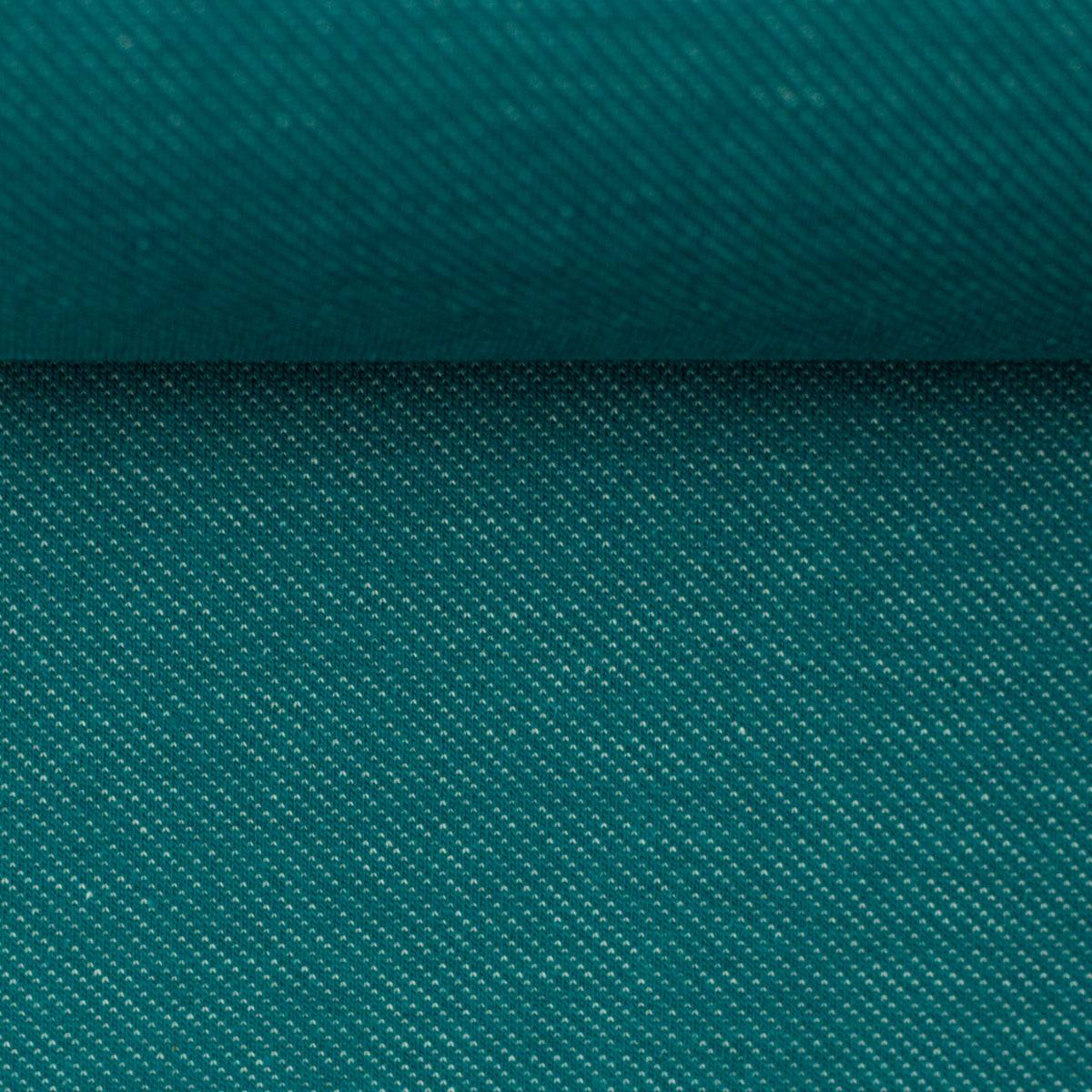 Jersey Denim-Optik Petrol