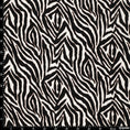 Bild in Galerie-Betrachter laden, Viskose Leinen - Zebra Schwarz/Weiß/Braun (Reststück 1,40m)
