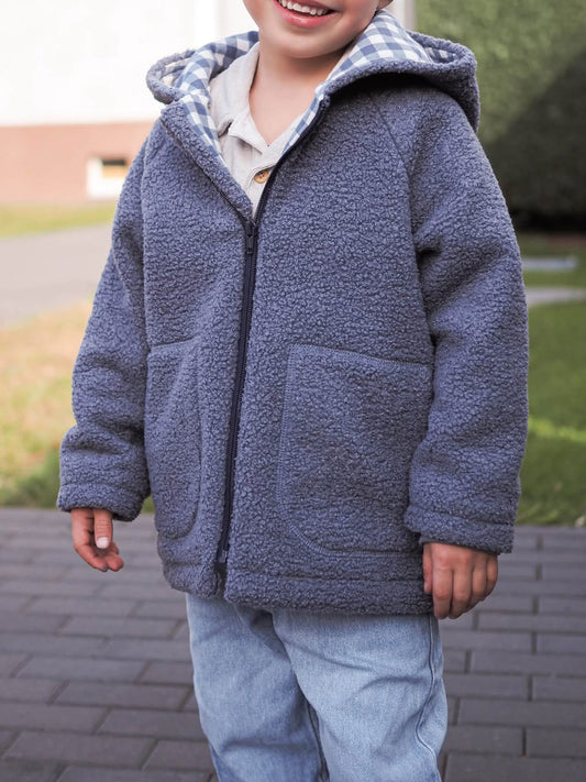 Schnittmuster Kinder Jacke TEDDY | Gr. 80–122 | PDF & Beamer Datei