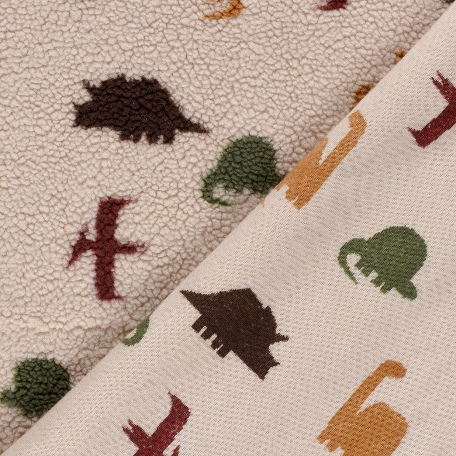 Sherpa Fleece - Dino