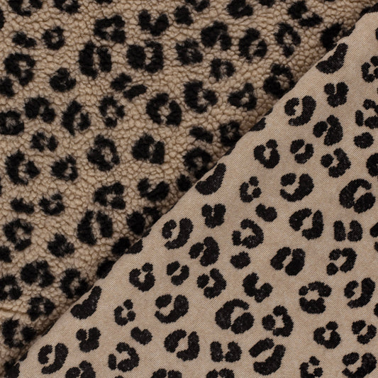 Sherpa Fleece - Leo Cappuccino