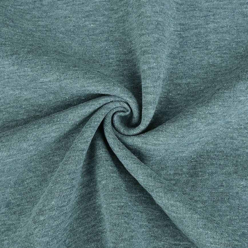 Wintersweat - Petrol meliert// Versand am dem 13.01