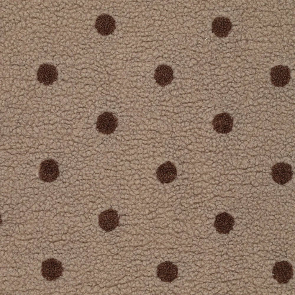 Teddy Stoff | Taupe| Dots