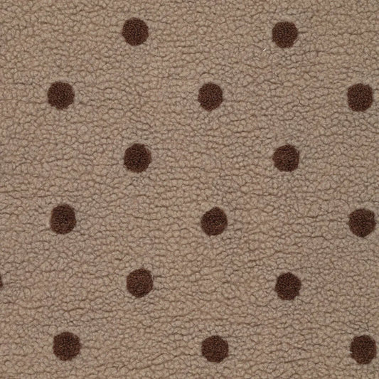 Teddy Stoff | Taupe| Dots