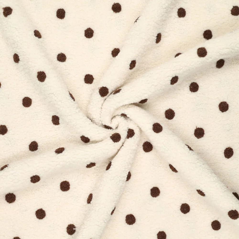 Teddy Stoff | Creme | Punte