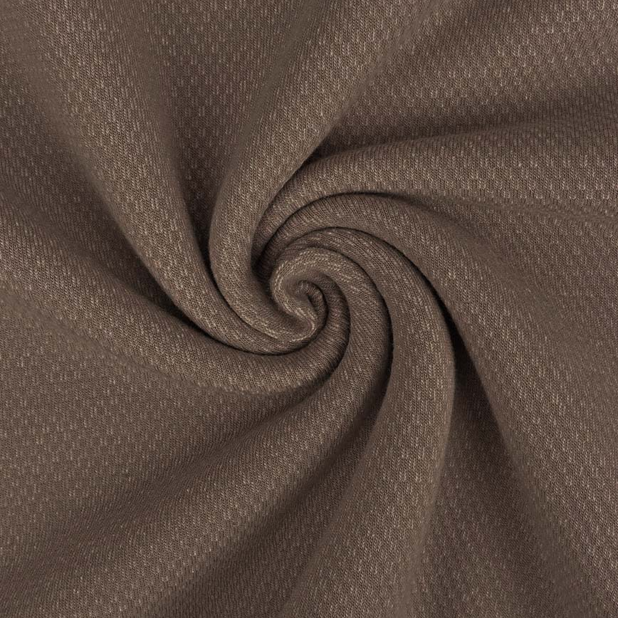 Jacquard Sweat angeraut - Schokobraun