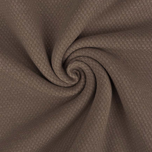 Jacquard Sweat angeraut - Schokobraun