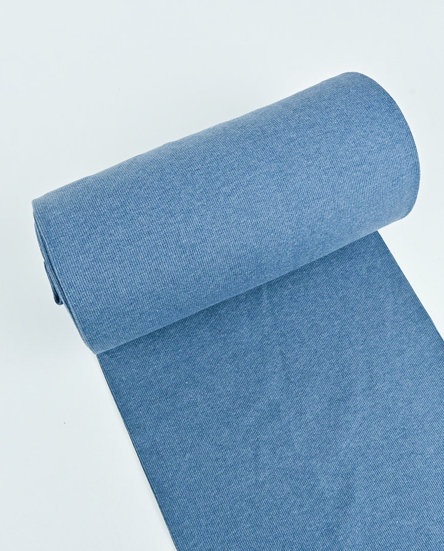 Bündchen - Blau meliert