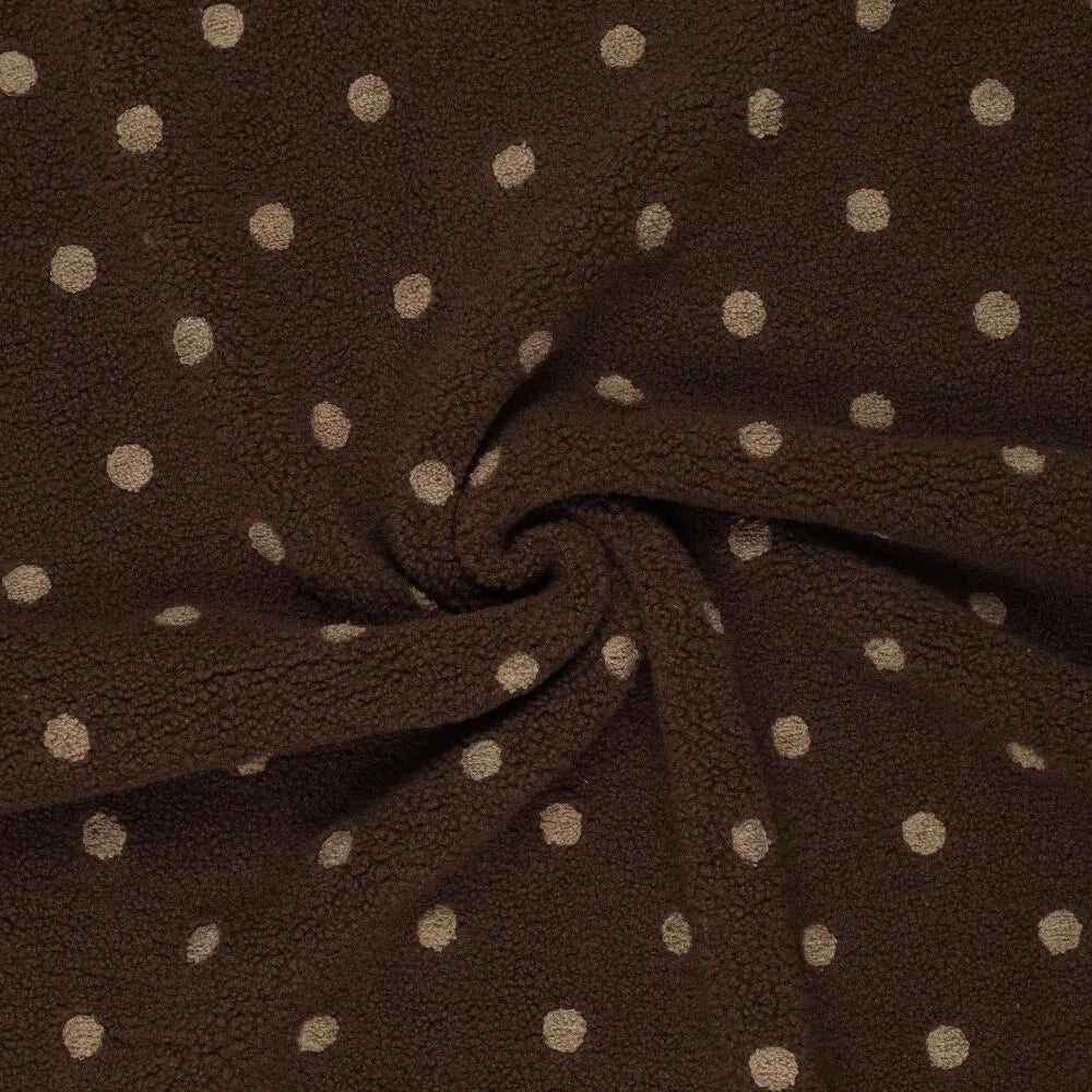 Teddy Stoff | braun | Punte