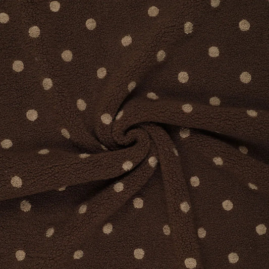 Teddy Stoff | braun | Punte