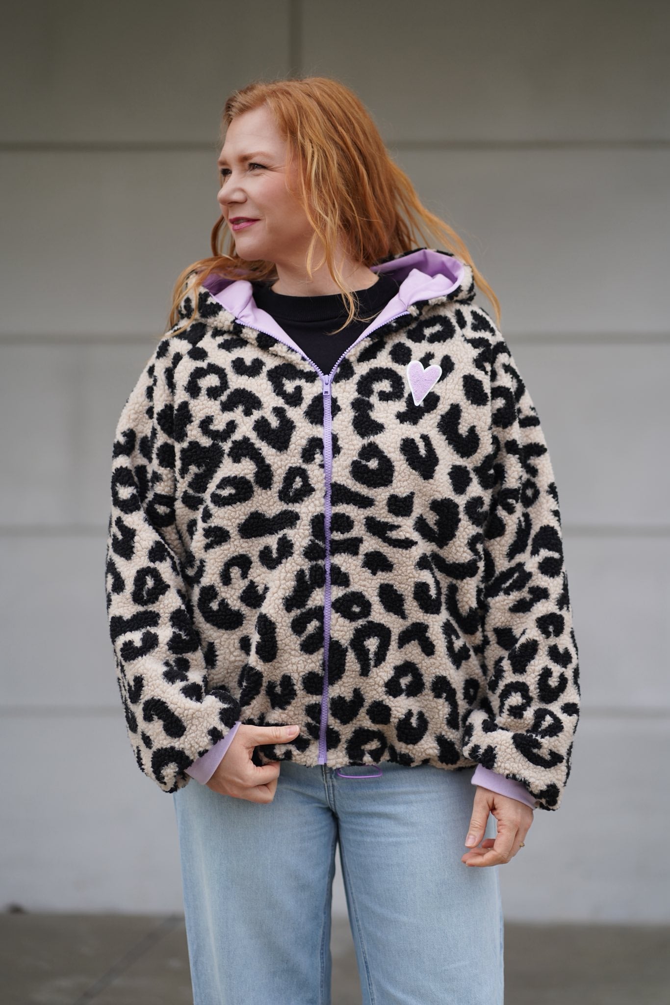 Jacke TEDDY Gr. 32 - 52  inkl. Beamer Datei