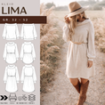 Bild in Galerie-Betrachter laden, ebook Kleid Pullover, Lima, inkl. A0 und BEAMER Datei
