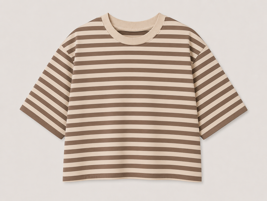 French Terry - Braun/Beige