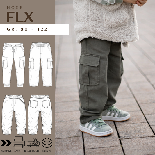 eBook Schnittmuster – Baggy & Cargo FLX 80 - 122