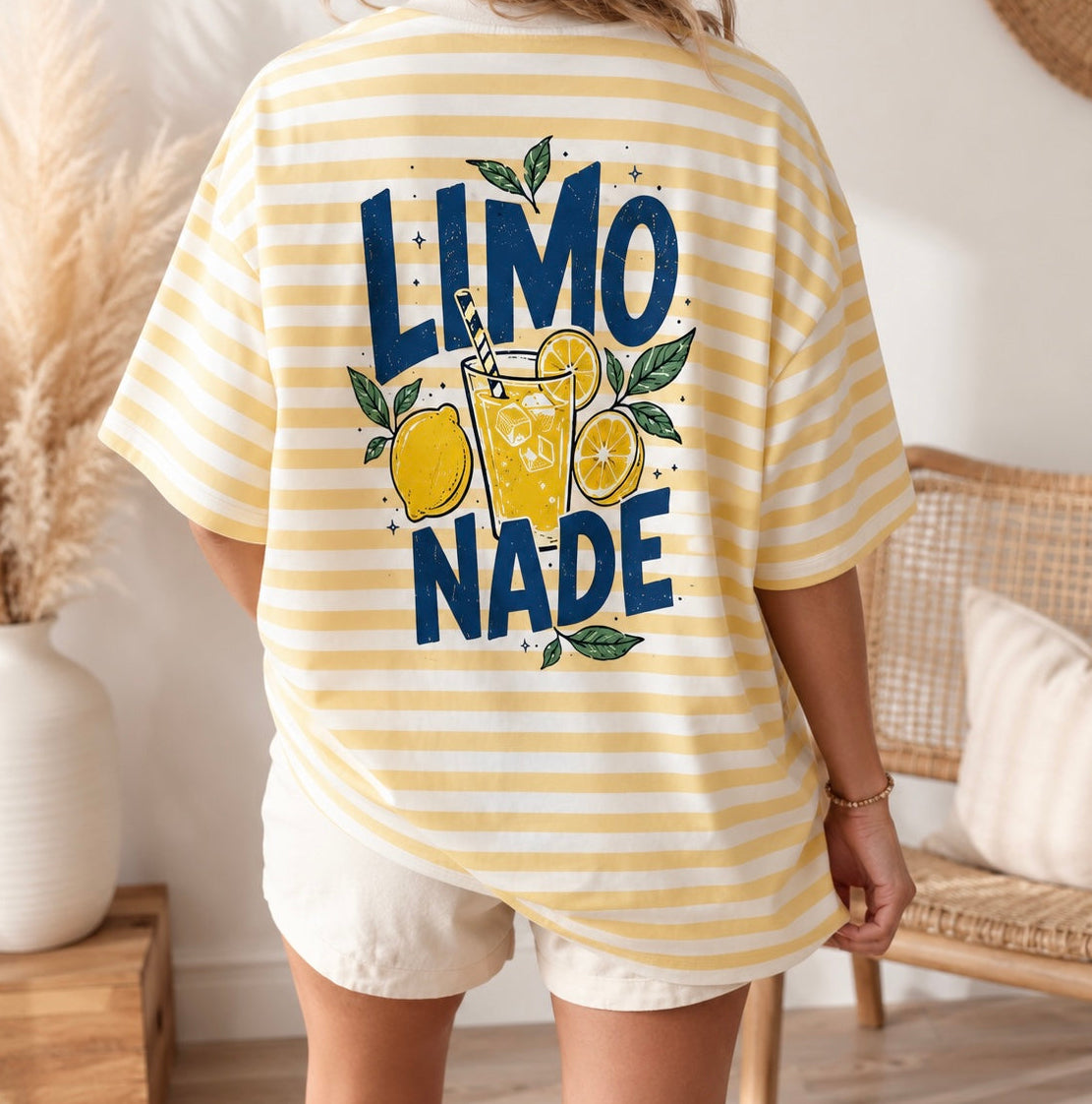 XL Bügelbild - Limonade