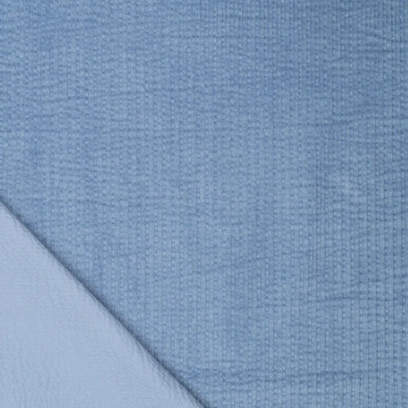 Breitcord Stretch vorgewaschen Blau