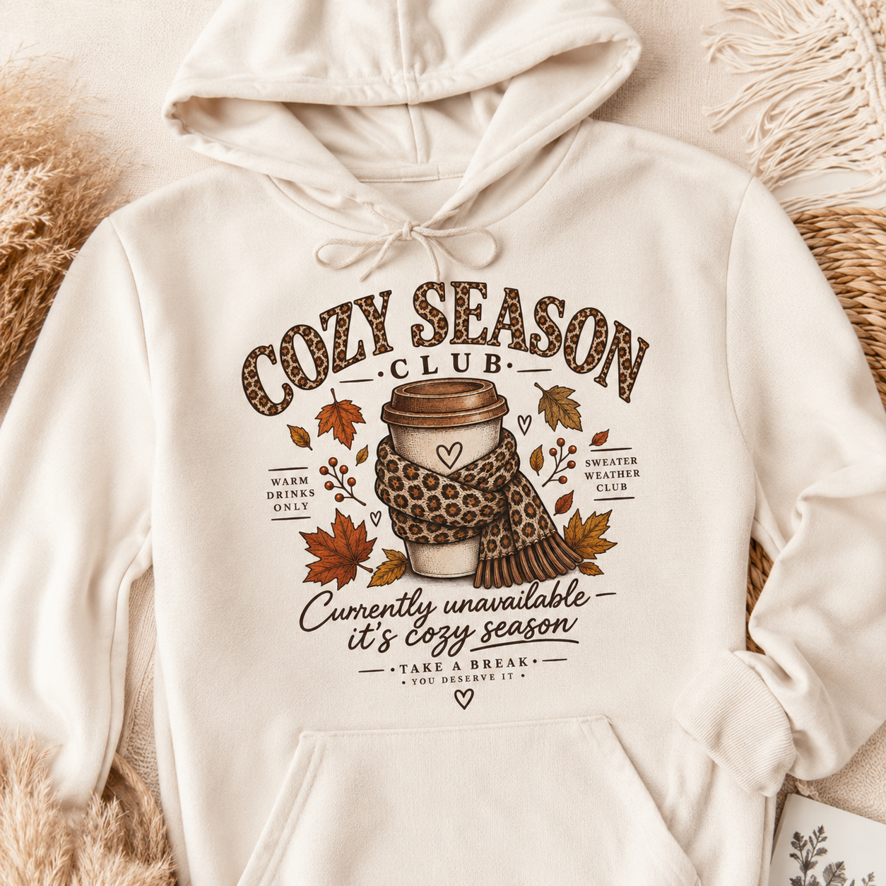 Bügelbild - Cozy Leo Season
