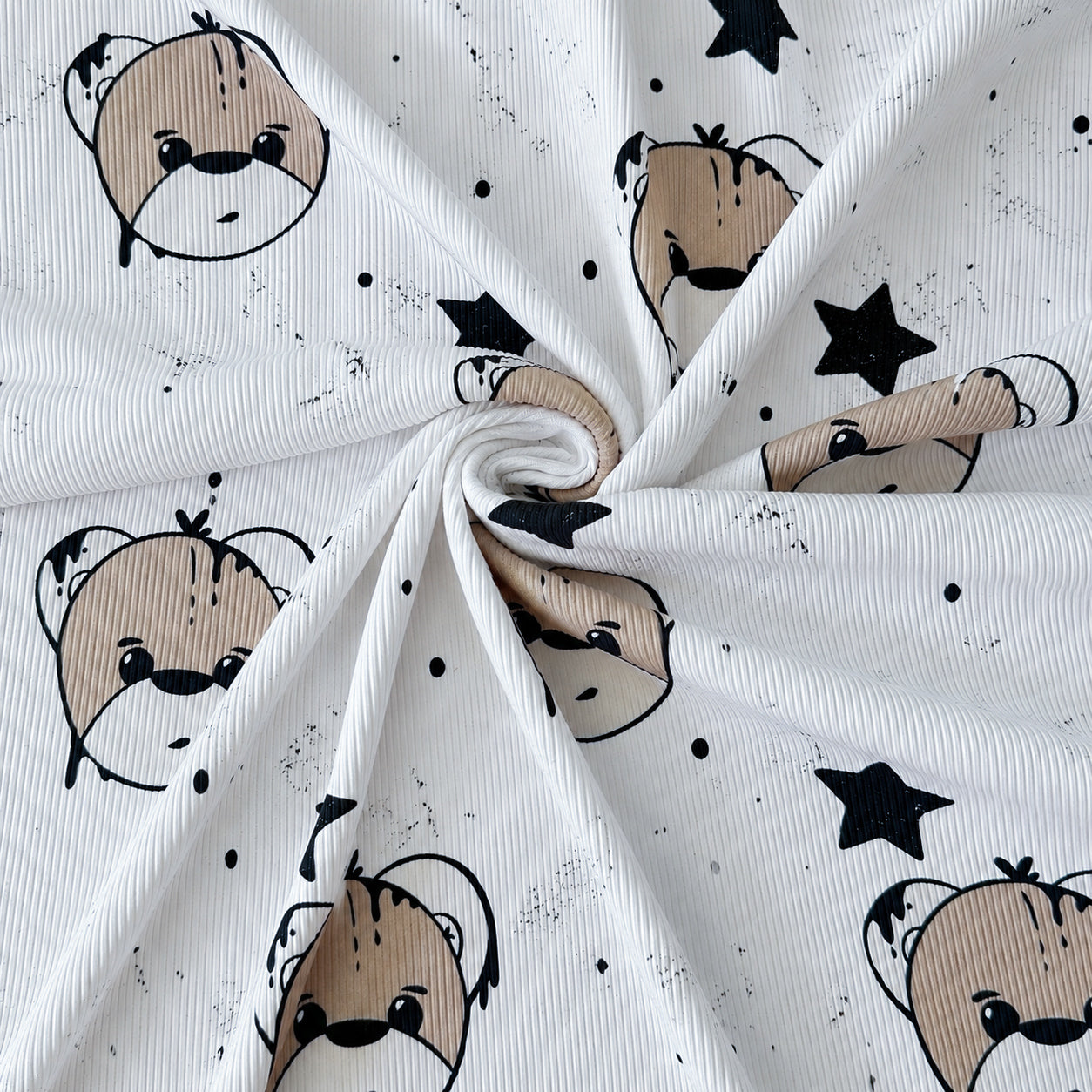1,20m Rest! Rib Jersey - Teddy