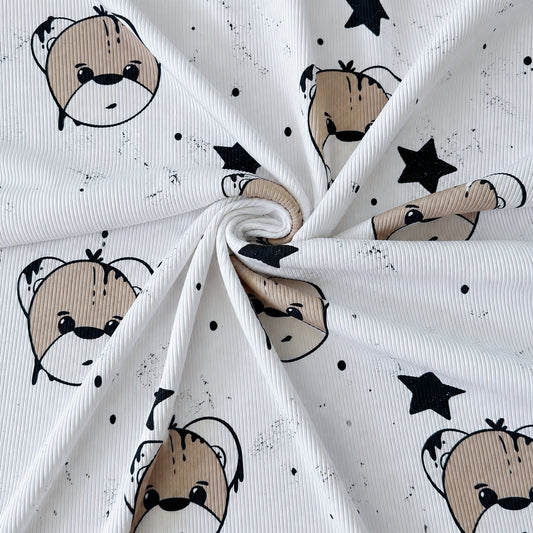 1,20m Rest! Rib Jersey - Teddy