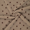 Bild in Galerie-Betrachter laden, Teddy Stoff | Taupe| Dots
