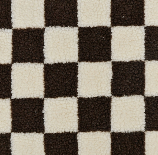 Teddy Stoff | Braun | Checkerboard