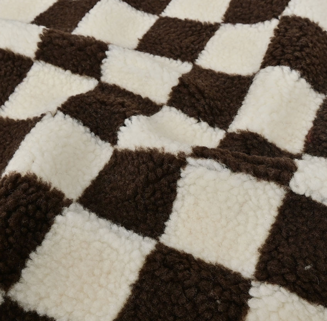 Teddy Stoff | Braun | Checkerboard