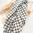 Bild in Galerie-Betrachter laden, Bio French Terry - Checkerboard schwarz
