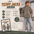 Bild in Galerie-Betrachter laden, Schnittmuster Kinder Jacke TEDDY | Gr. 122–164 | PDF & Beamer Datei
