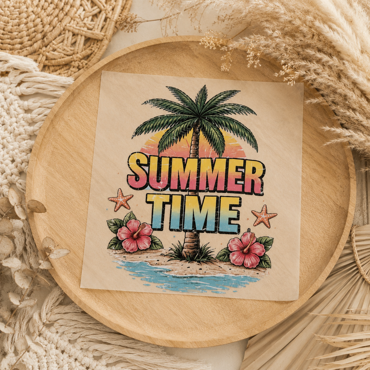 XL Bügelbild - Summer Time