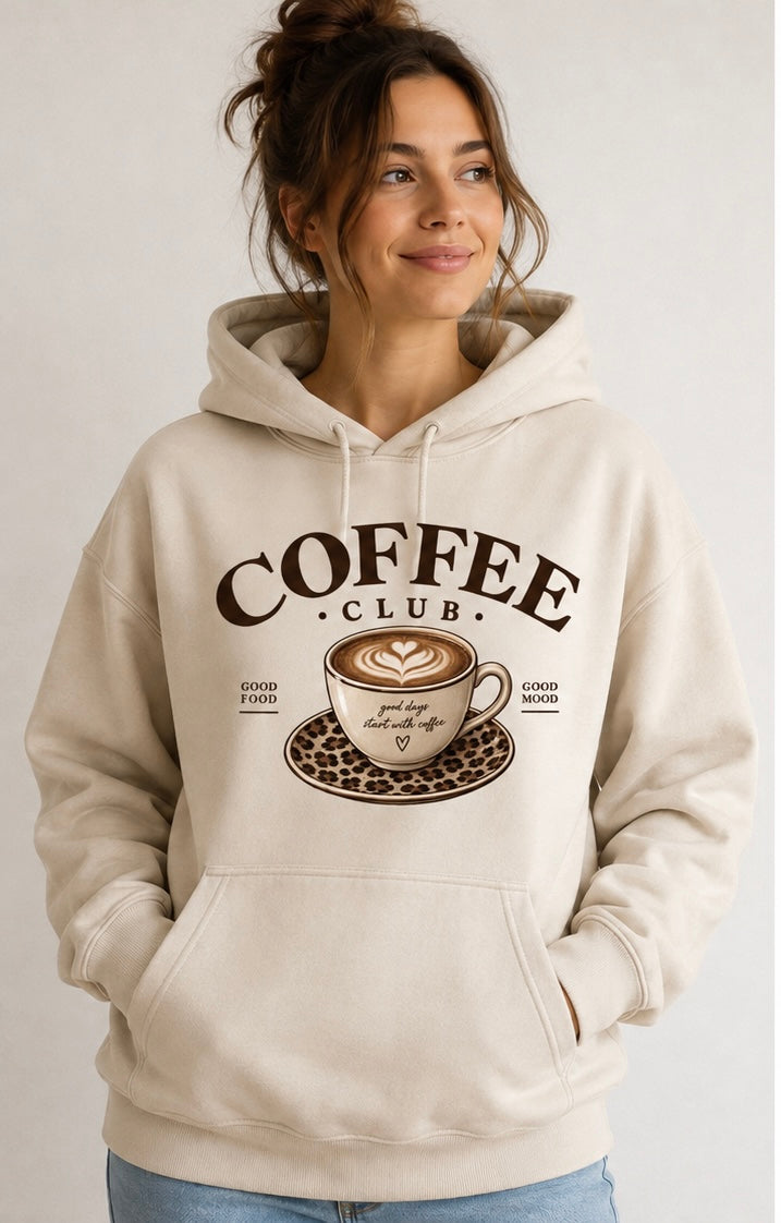 Bügelbild - coffee club