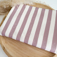 Bild in Galerie-Betrachter laden, Bio French Terry - Streifen Rosa/Beige
