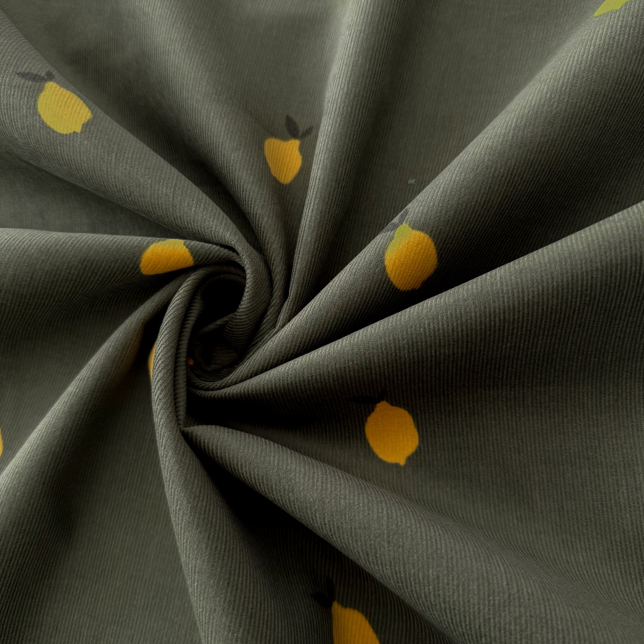 Feincord Stretch - Zitronen